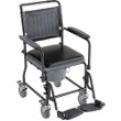 H720T4 Glide About Commode with Four Locking Casters